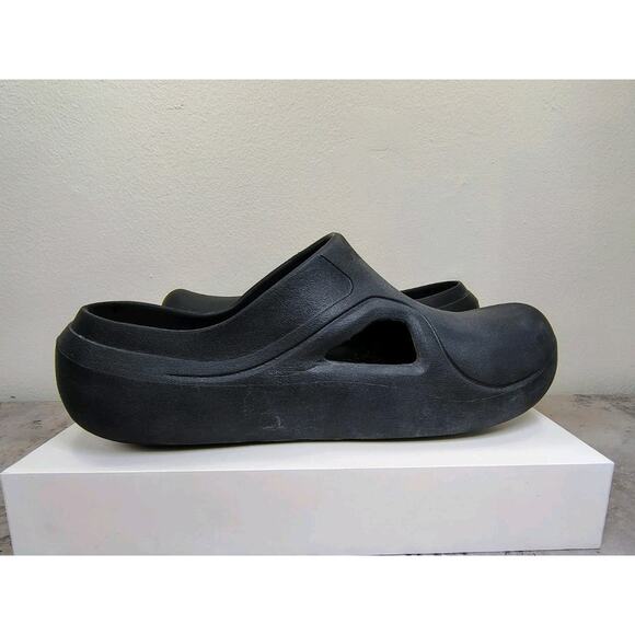 Eddie Bauer First Ascent High Jinx Clogs Shoes Men's 11 Black Utilitarian Slides - Picture 6 of 15